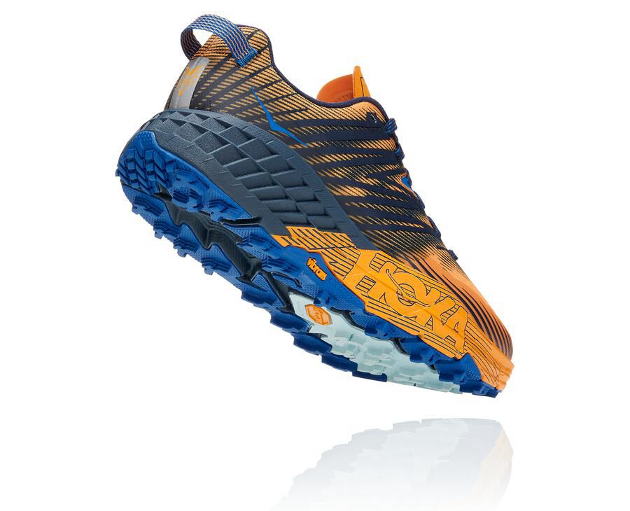 Hoka One One Spor Ayakkabı Erkek Turuncu/Siyah - Speedgoat 4 - MX3798406